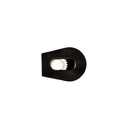 Зажим для шнура 4 мм KL цвет Чёрный + Белый (поштучно)  в Бийске