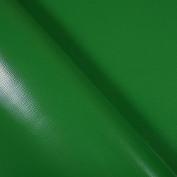 Ткань ПВХ 450 гр/м2 (Ширина 1,6м), цвет Зелёный (на отрез) в Бийске