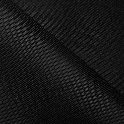Ткань Oxford 600D PU (Ширина 1,48м), цвет Черный (на отрез) в Бийске