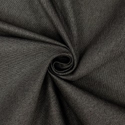 Ткань Рогожка (мебельная) (Ширина 140см), цвет Тёмно-Серый (на отрез) в Бийске