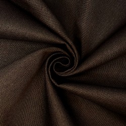 Ткань Рогожка (мебельная) (Ширина 140см), цвет Тёмно-Коричневый (на отрез) в Бийске