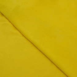 Флис Односторонний 180 гр/м2, Желтый (на отрез)  в Бийске