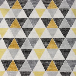 Интерьерная ткань Дак (DUCK) (ширина 1,8м), принт &quot;Малые Треугольники&quot; (на отрез) в Бийске
