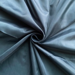 Ткань подкладочная Таффета 190Т (Ширина 150см), цвет Темно-серый (на отрез) в Бийске