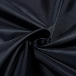 Ткань подкладочная Таффета 190Т (Ширина 150см), цвет Темно-Синий (на отрез) в Бийске