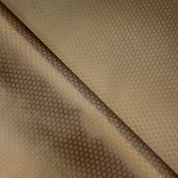 Ткань Oxford 300D PU Рип-Стоп СОТЫ, цвет Светло-Коричневый (на отрез) в Бийске