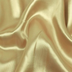 Ткань Атлас-сатин ЛЮКС (Ширина 150см), цвет Золотой (на отрез) в Бийске