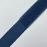 Контактная лента 25мм цвет Синий (велькро-липучка, на отрез)