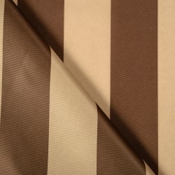 Ткань Oxford 300D PU (Ширина 1,48м), Бежево-Коричневая полоса (на отрез) в Бийске