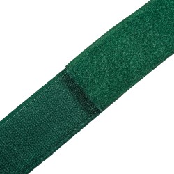 Контактная лента 40мм (38мм) цвет Зелёный (велькро-липучка, на отрез) в Бийске
