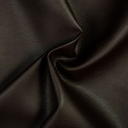Эко кожа (Искусственная кожа) (Ширина 138см), цвет Темно-Коричневый (на отрез) в Бийске