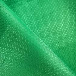 Ткань Oxford 300D PU Рип-Стоп СОТЫ, цвет Зелёный (на отрез) в Бийске