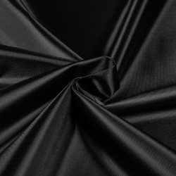 *Ткань Оксфорд 210D PU, цвет Черный (на отрез)  в Бийске