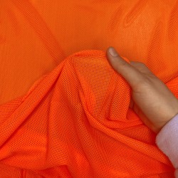 Трикотажная Сетка 75 г/м2, цвет Оранжевый (на отрез)  в Бийске