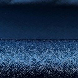 Ткань Блэкаут для штор светозатемняющая 100% (Ширина 280см)  &quot;Орнамент Синий&quot; (на отрез) в Бийске